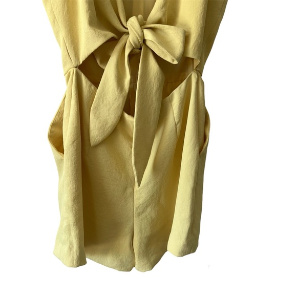 Wilfred Aritzia Aperture Romper Pale Yellow Size 4 - Picture 7 of 16